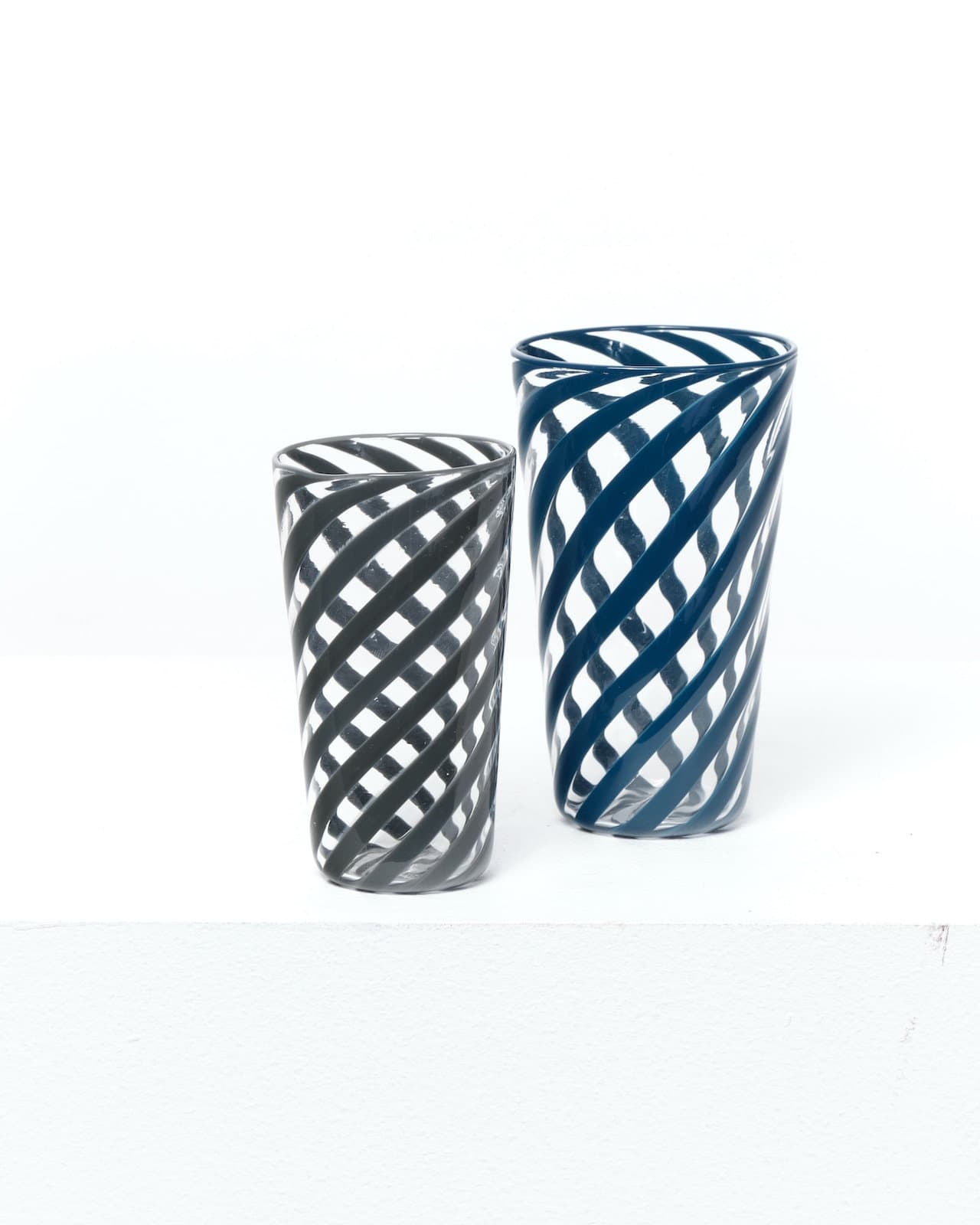 Grey and Clear Tumbler
