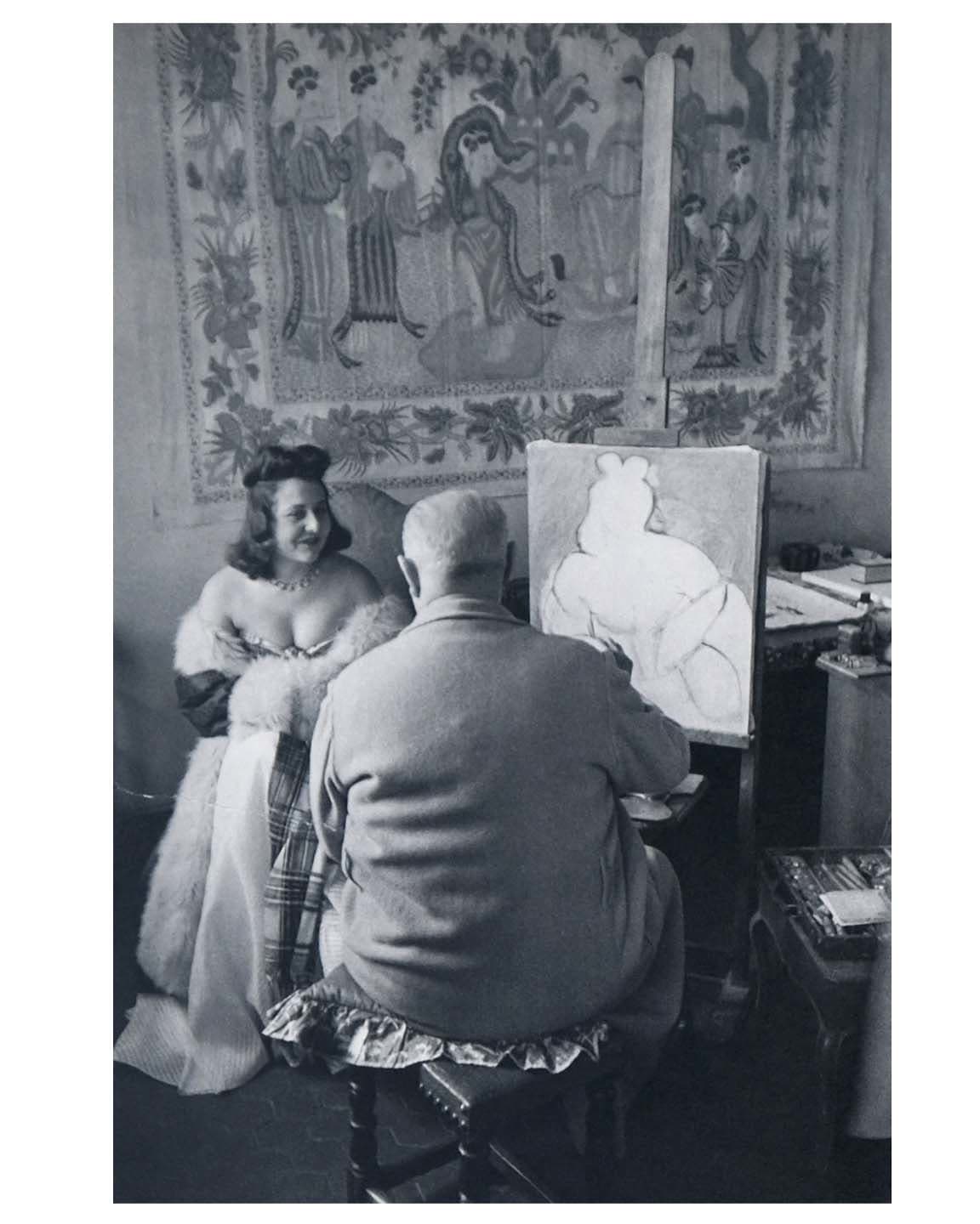 Matisse Sketching A Lady