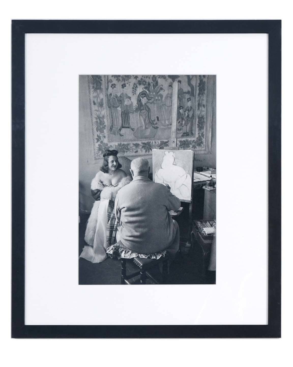 Matisse Sketching A Lady