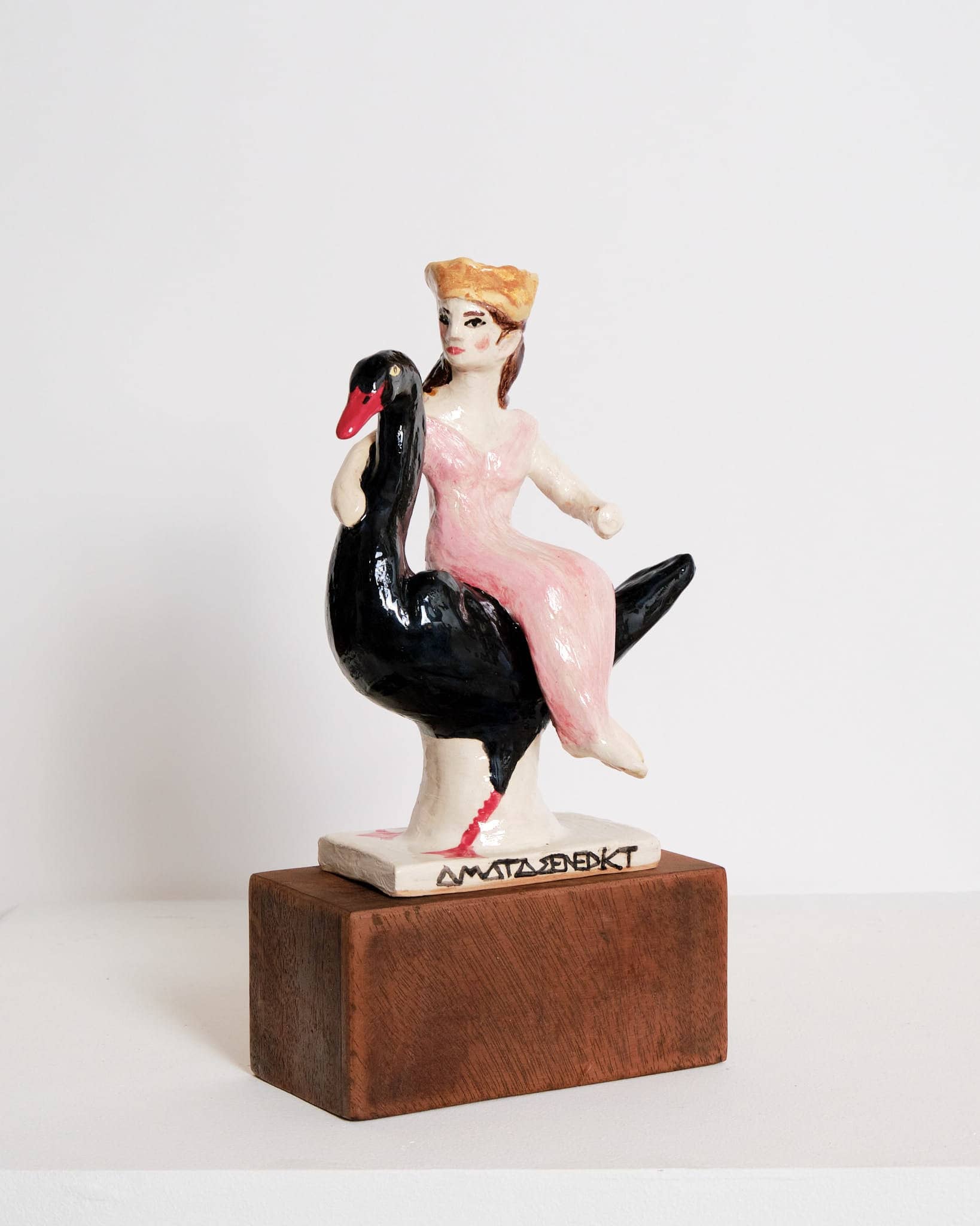 Leda and the Swan Candlestick