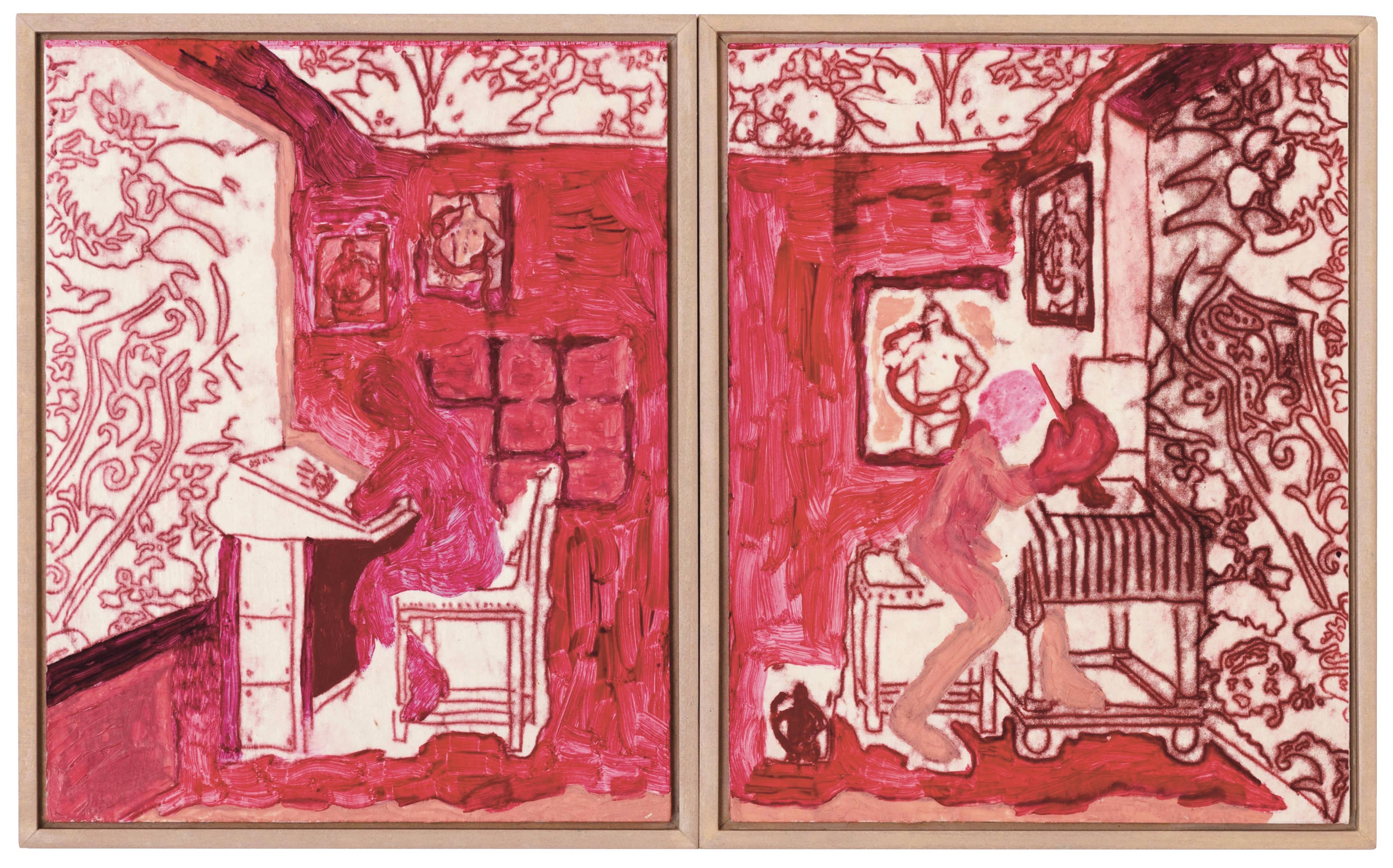 Two Men Making Prints (Study)