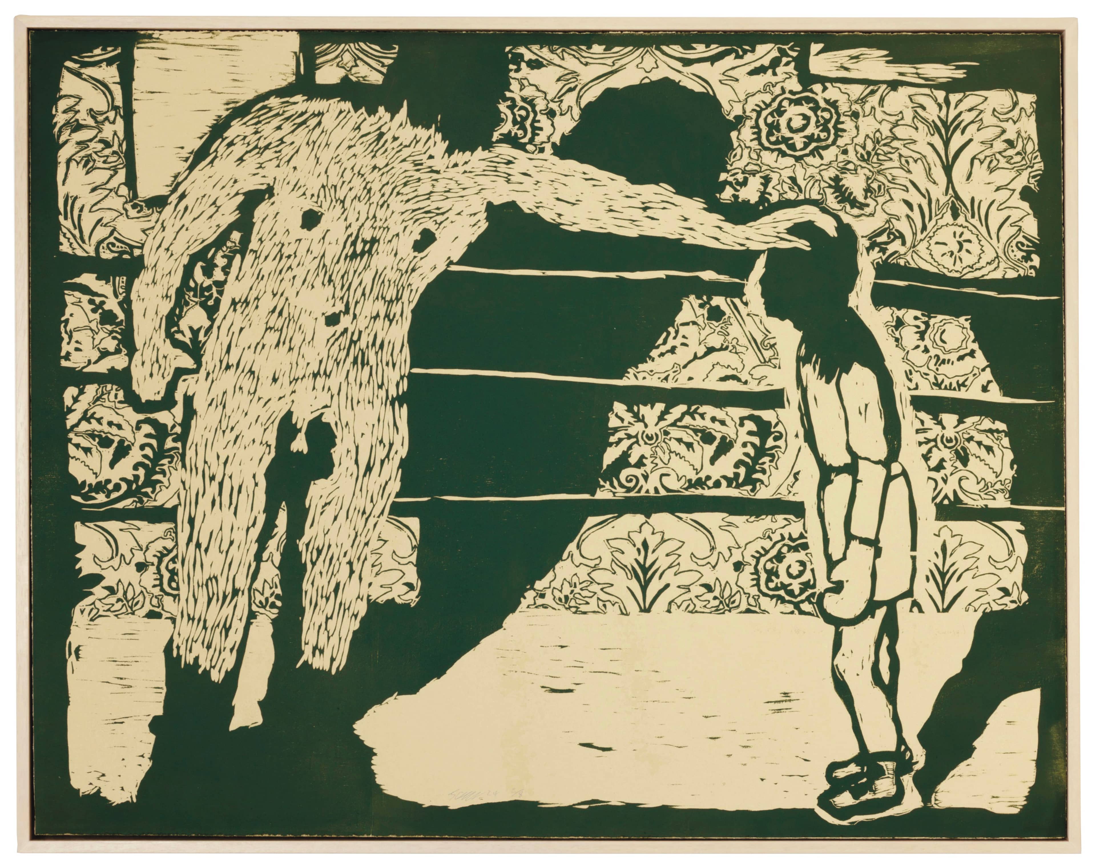 Two Men Sparring