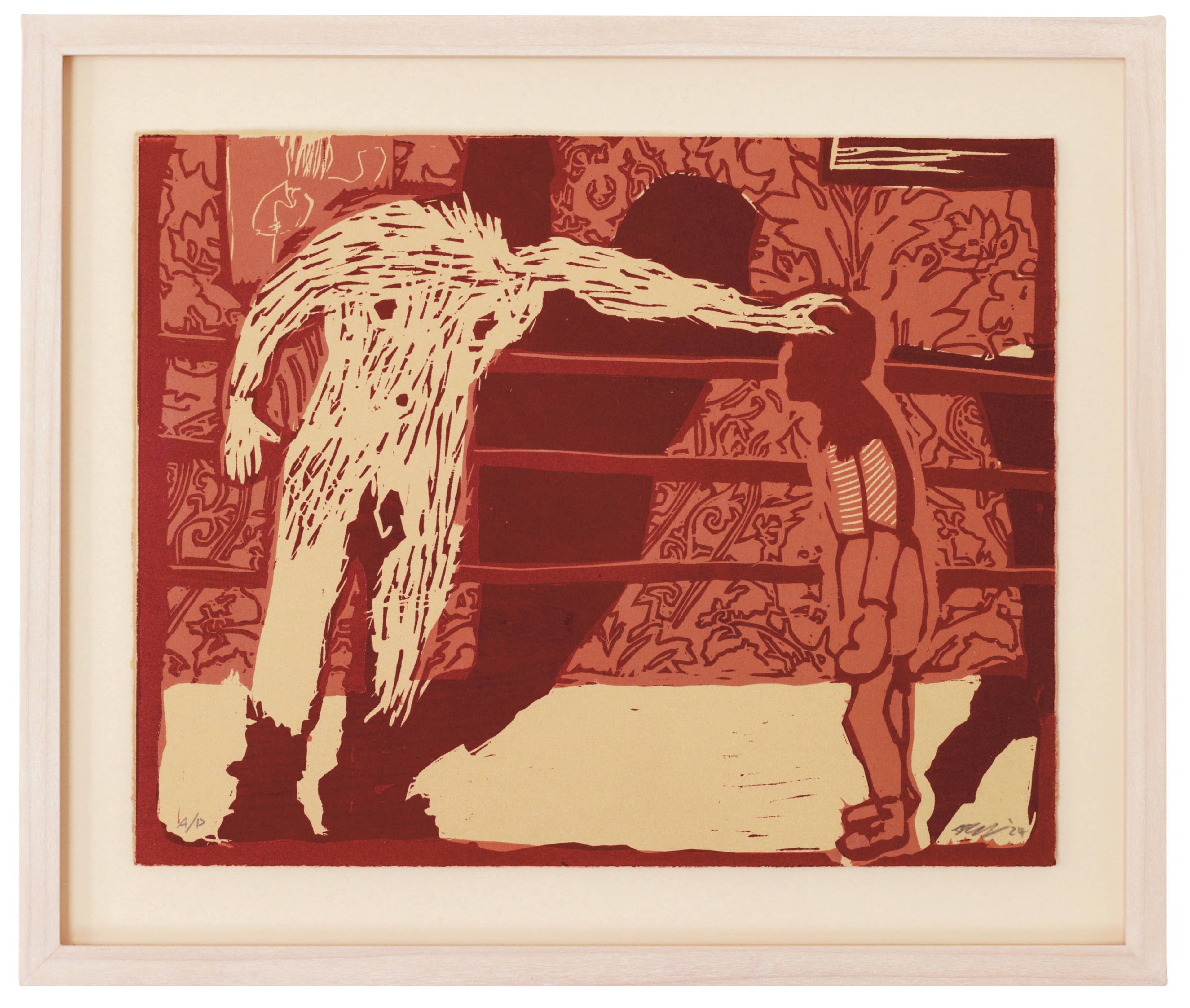 Two Men Sparring