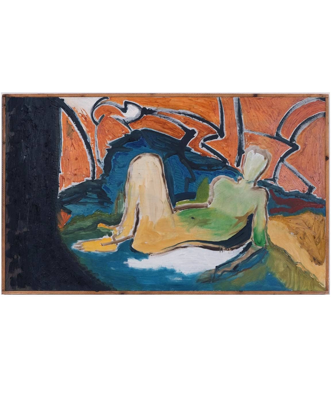 Reclining Figure In Landscape