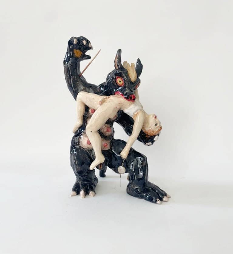 She-Wolf Candlestick