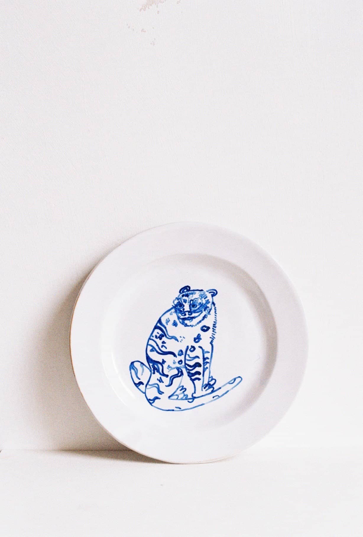 Cobalt Tiger Plate