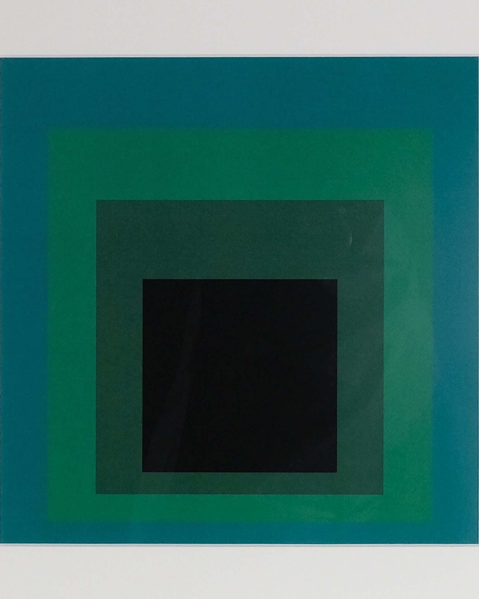 Homage to the Square - Green