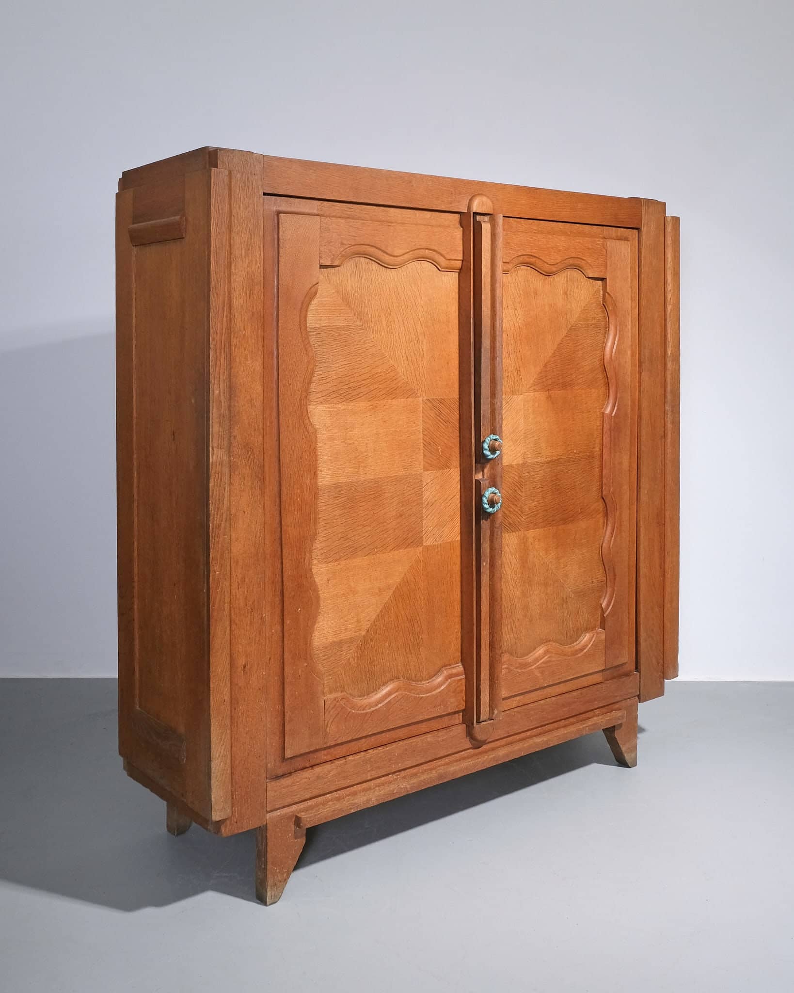 Two Door Oak Cabinet