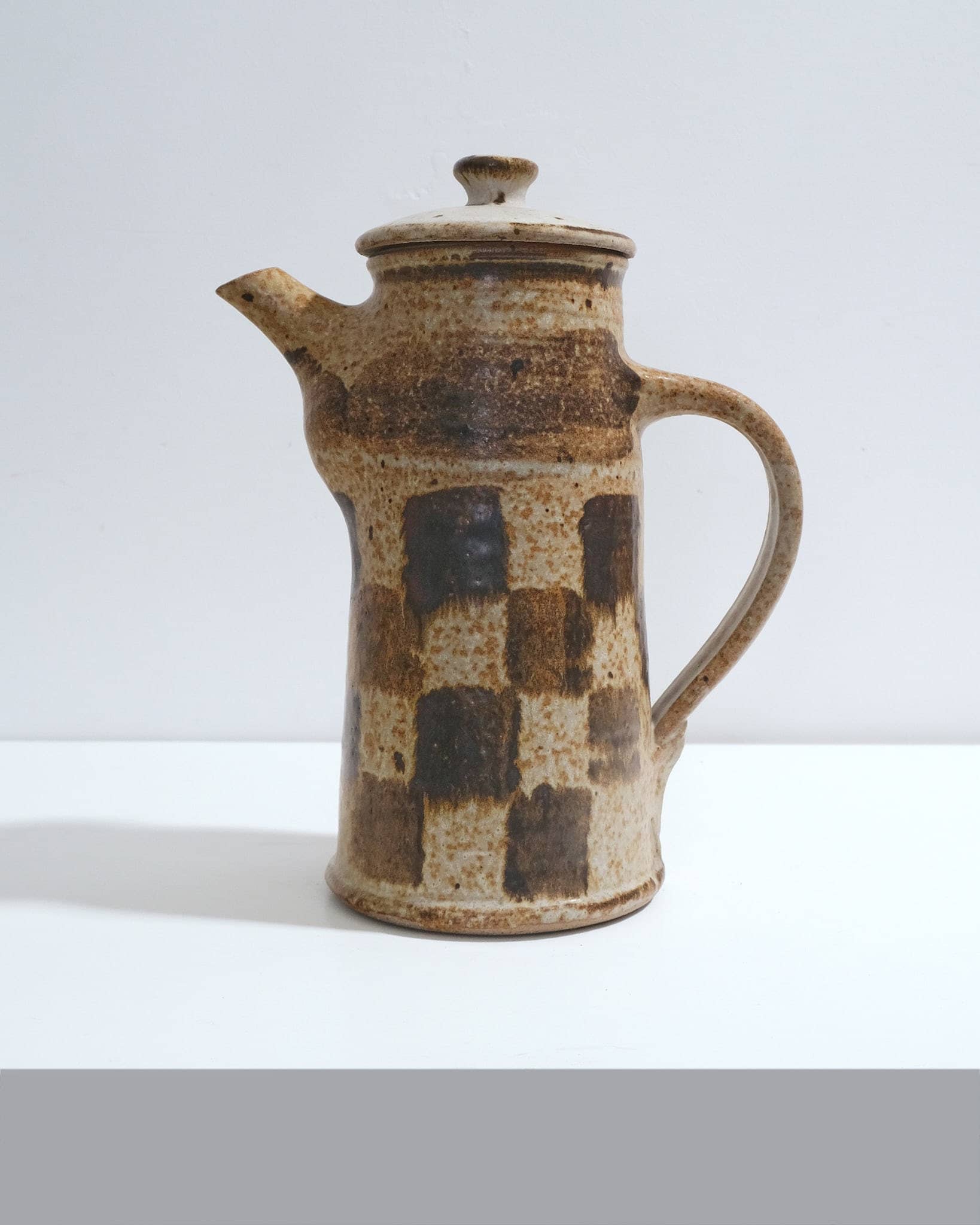 Hand-built Lidded Coffee Pot