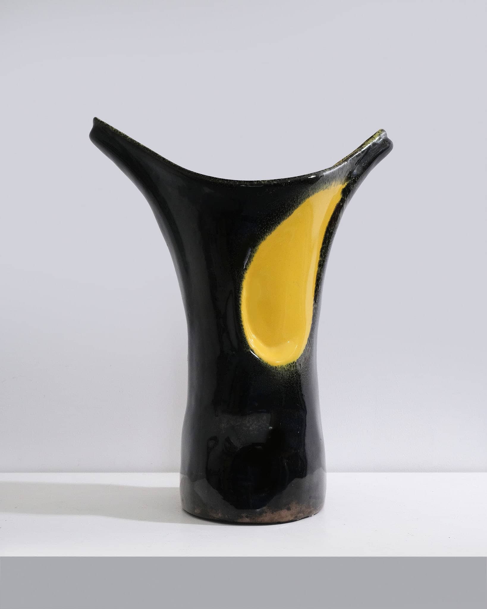 Fluted Sculptural Vase