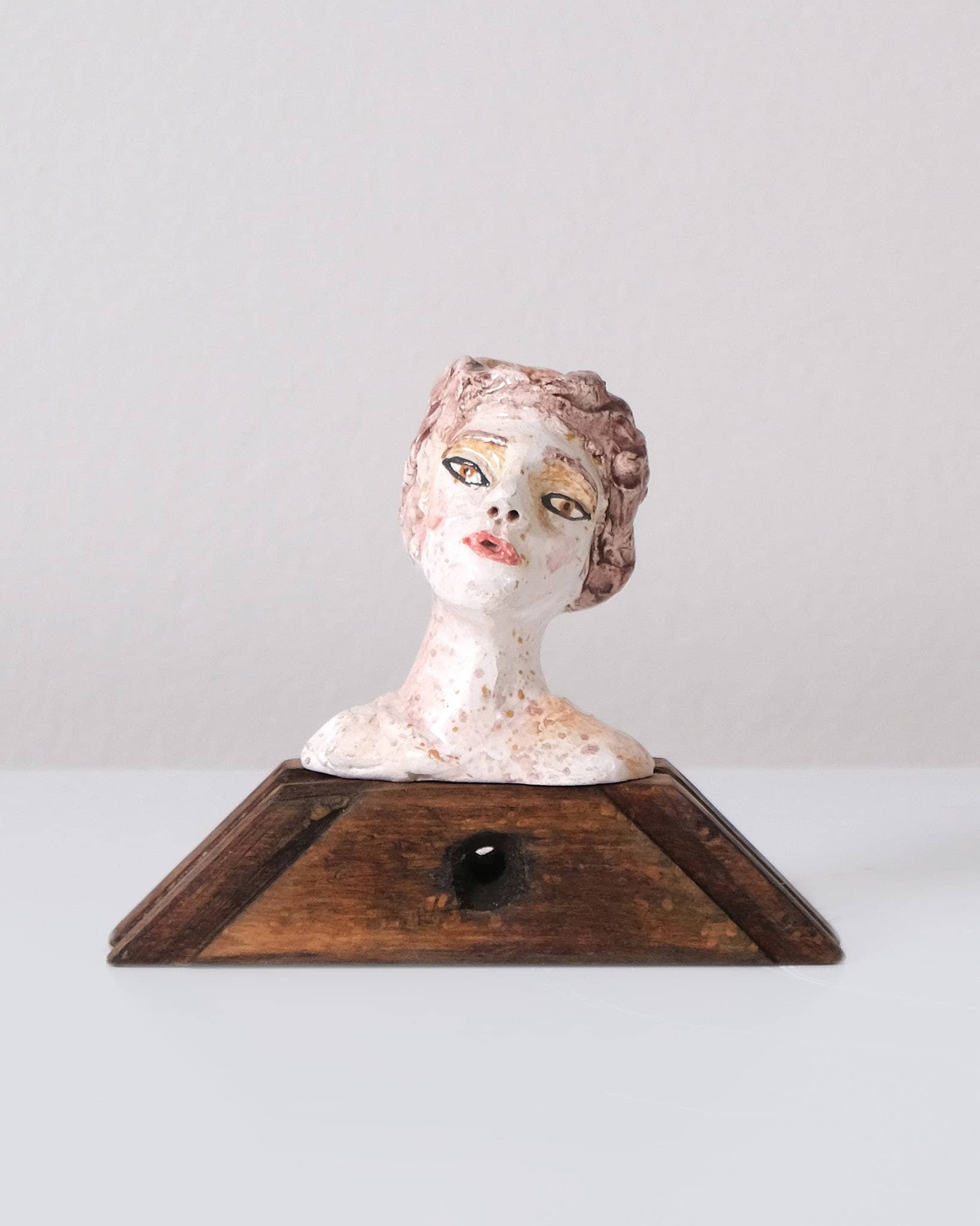 Miniature Head Candlestick II