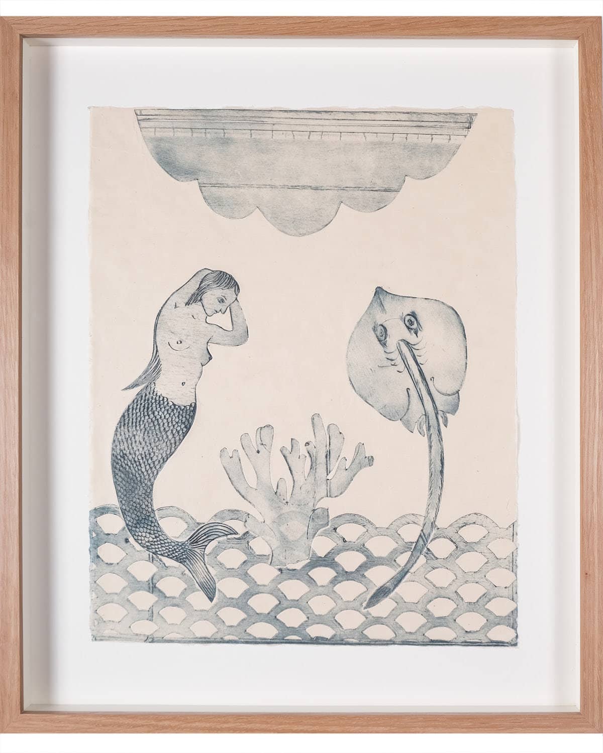 Mermaid and Stingray