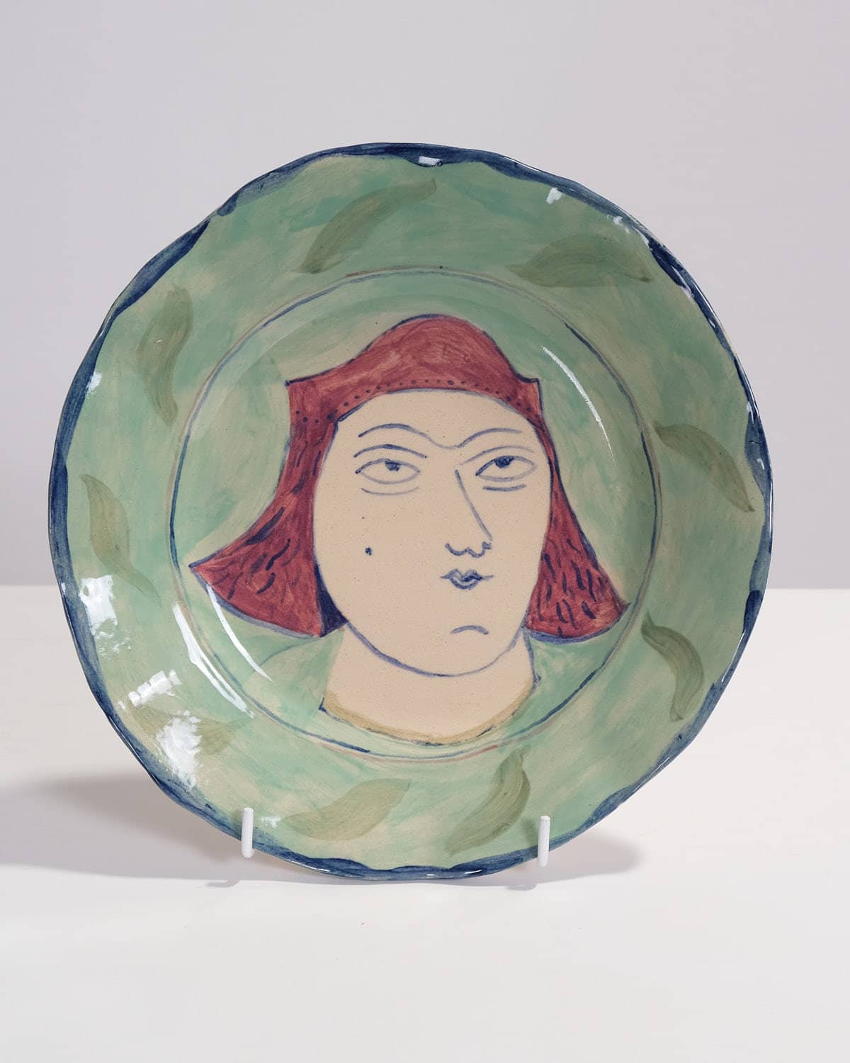 Head of a Pilgrim Plate