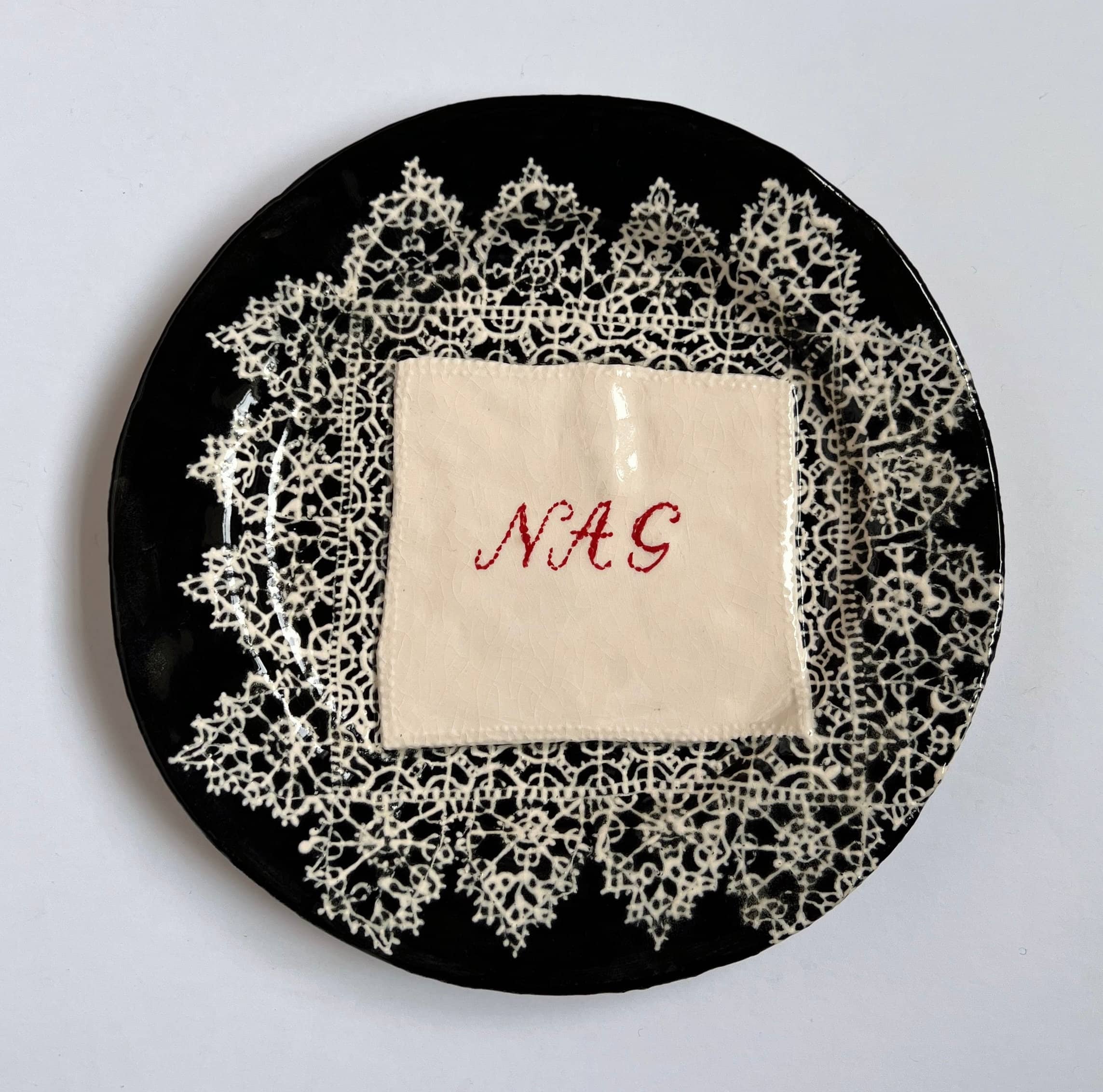 Pollyanna Johnson, 'Nag Doily Charger'