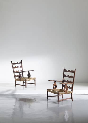 Pair of armchairs