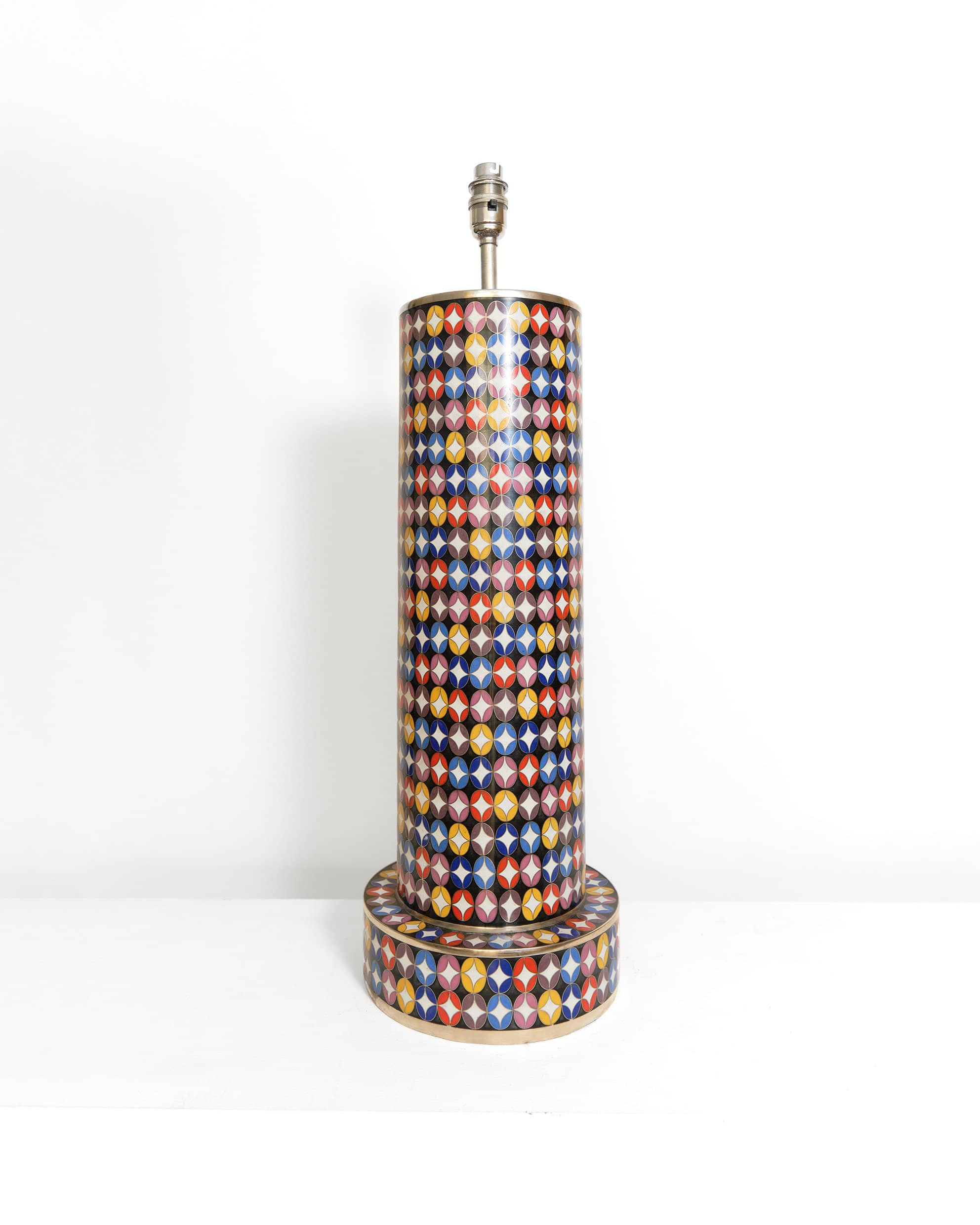 Tower lamp base