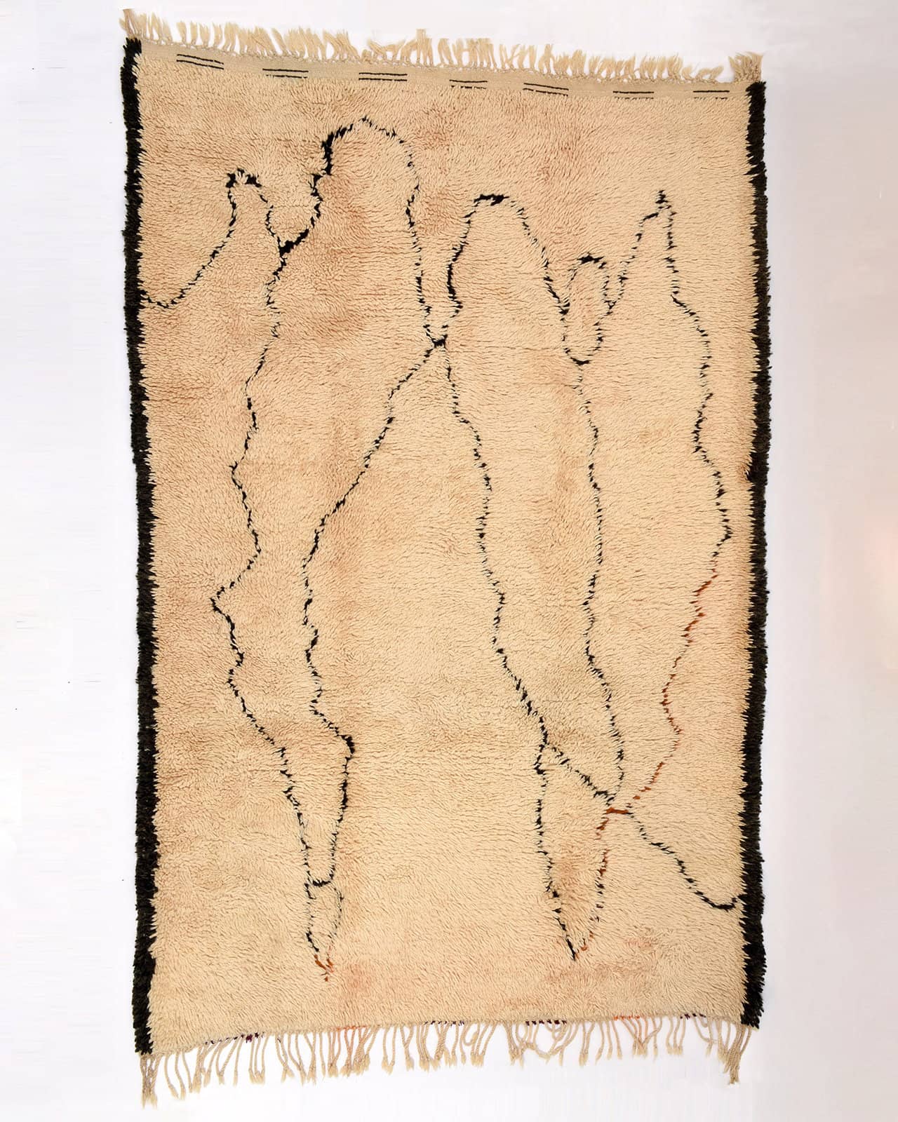 Beni ourain large rug
