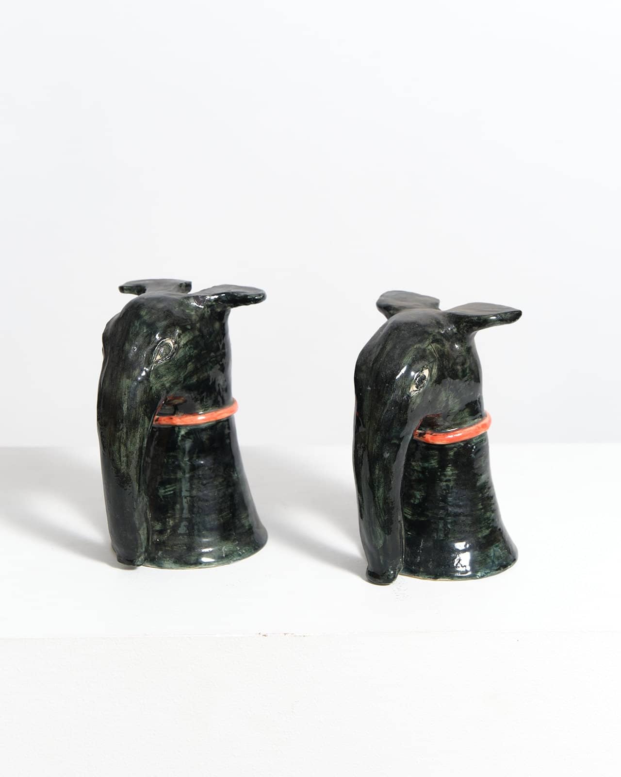 Pair of greyhounds