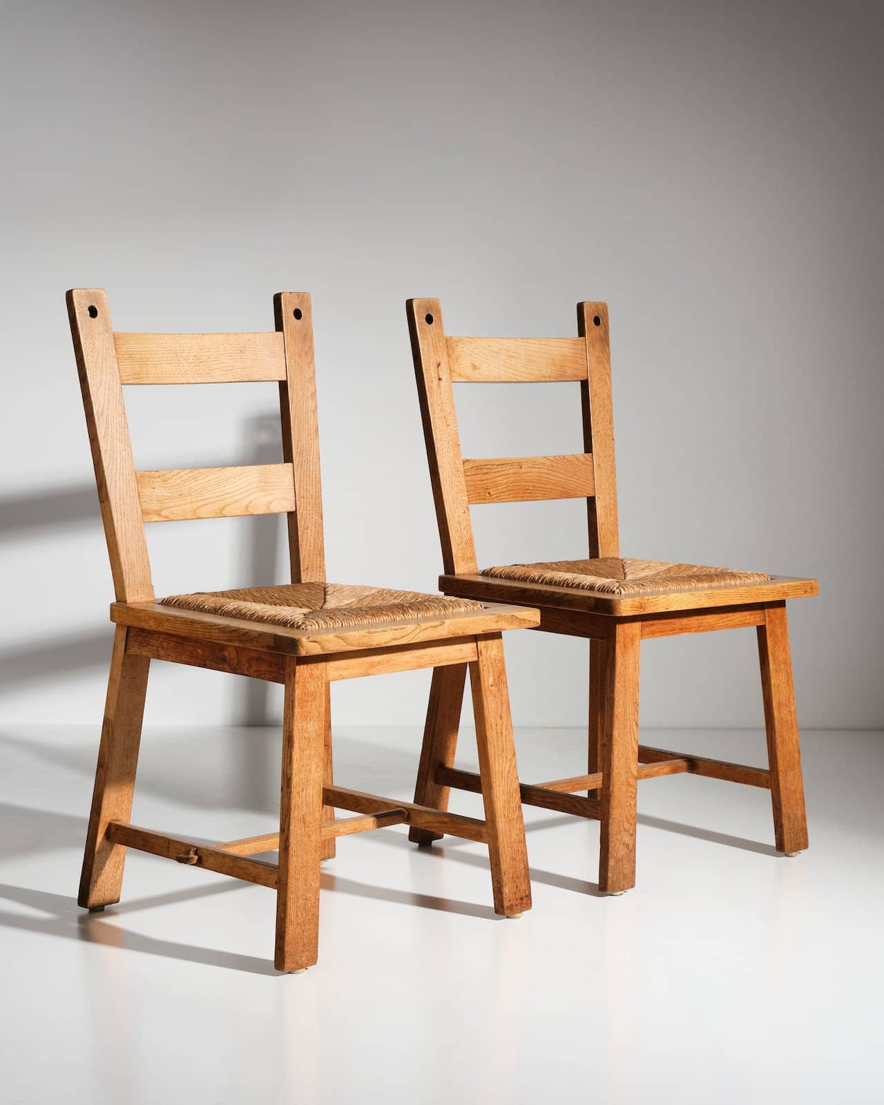 Pair of hall chairs