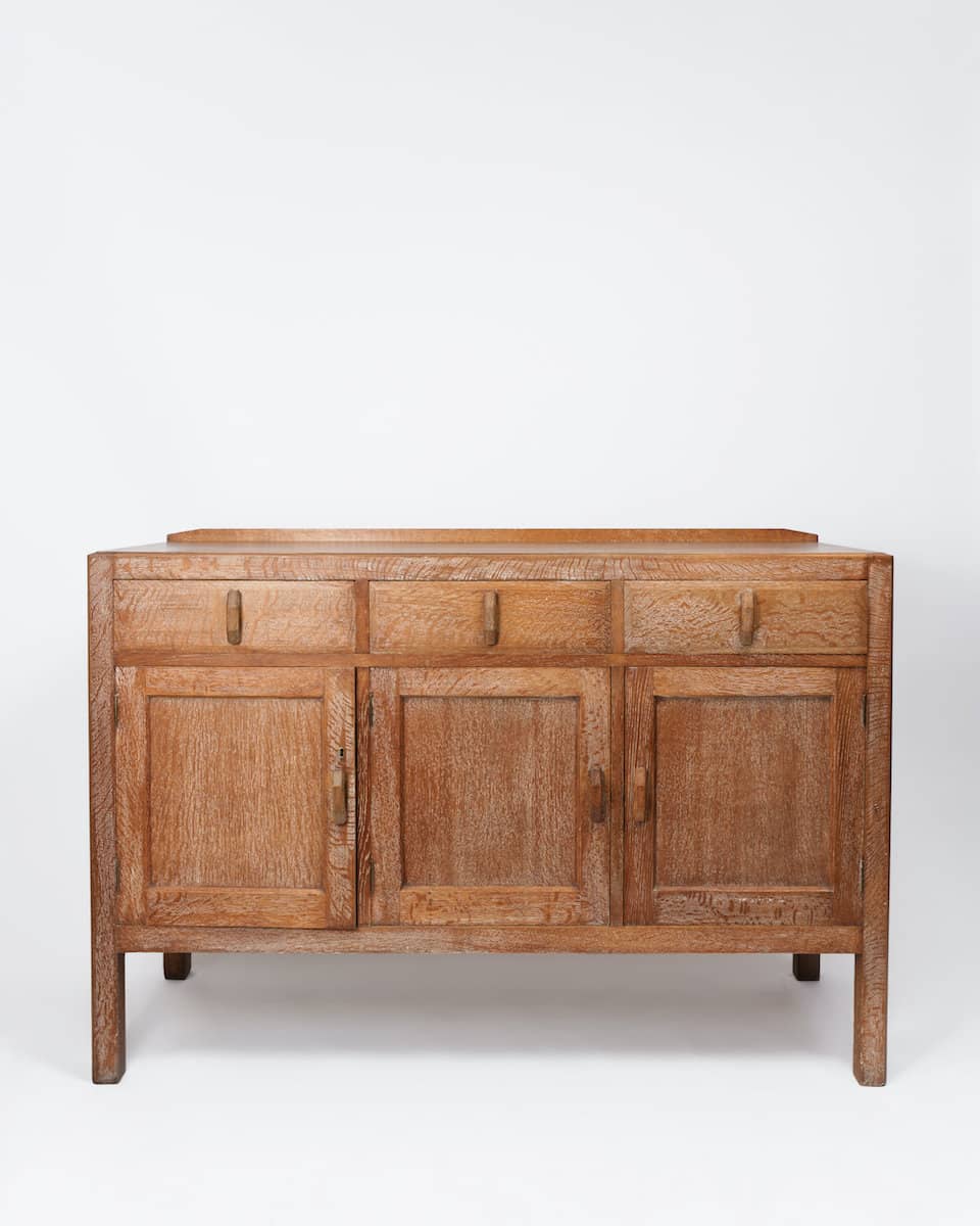 Limed oak sideboard