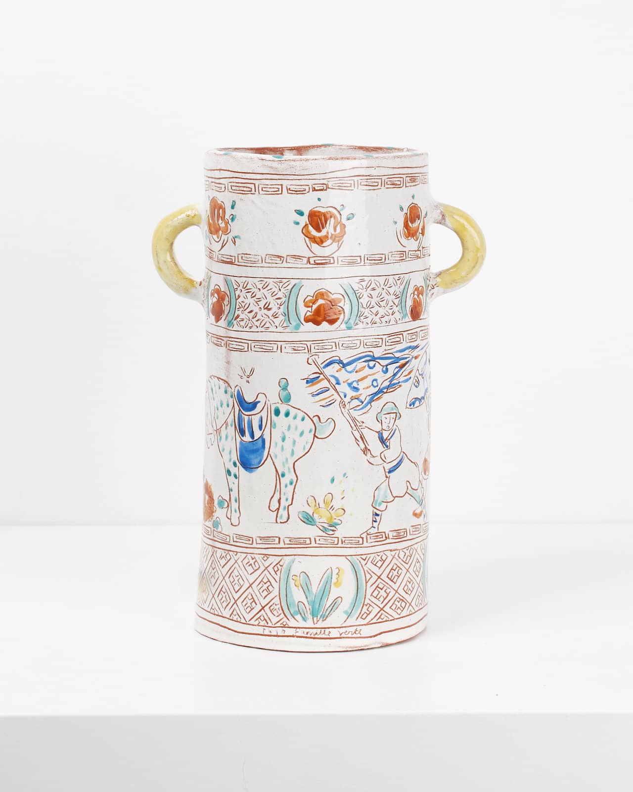 1690 Famille Verte vase