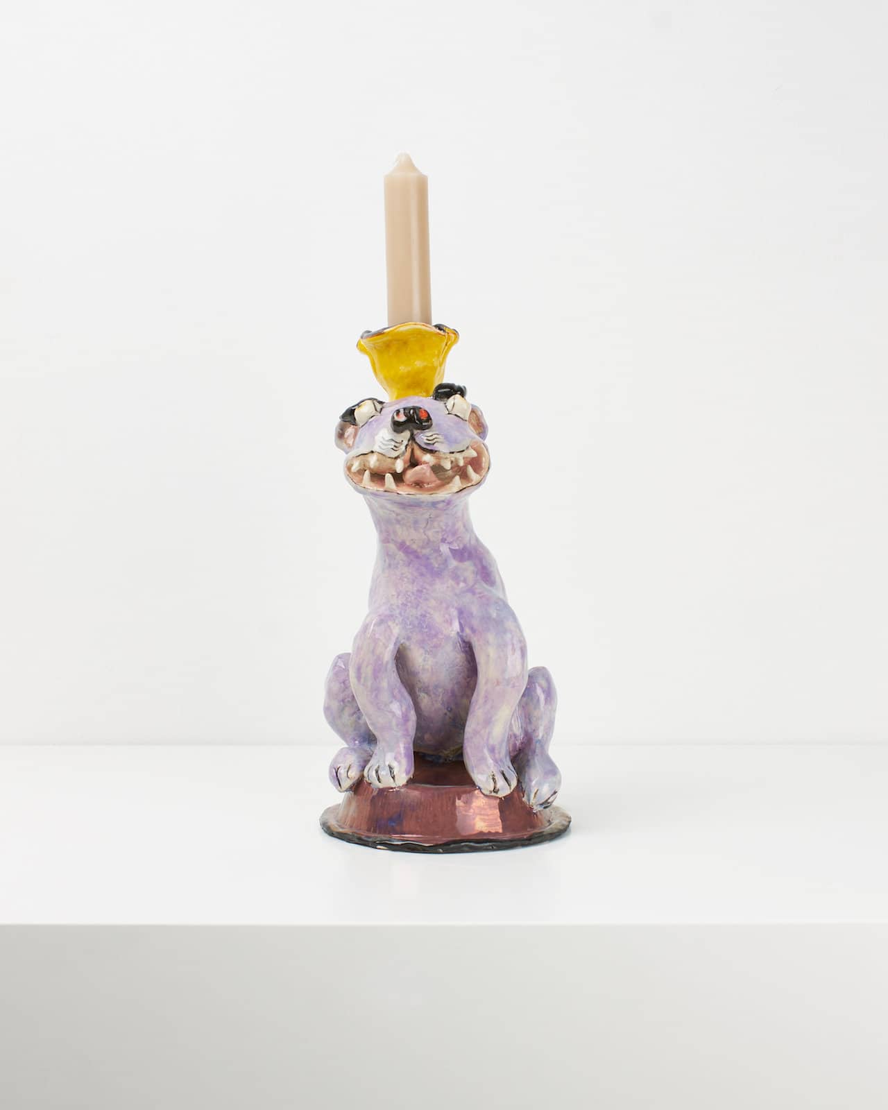Violet Foo Candleholder
