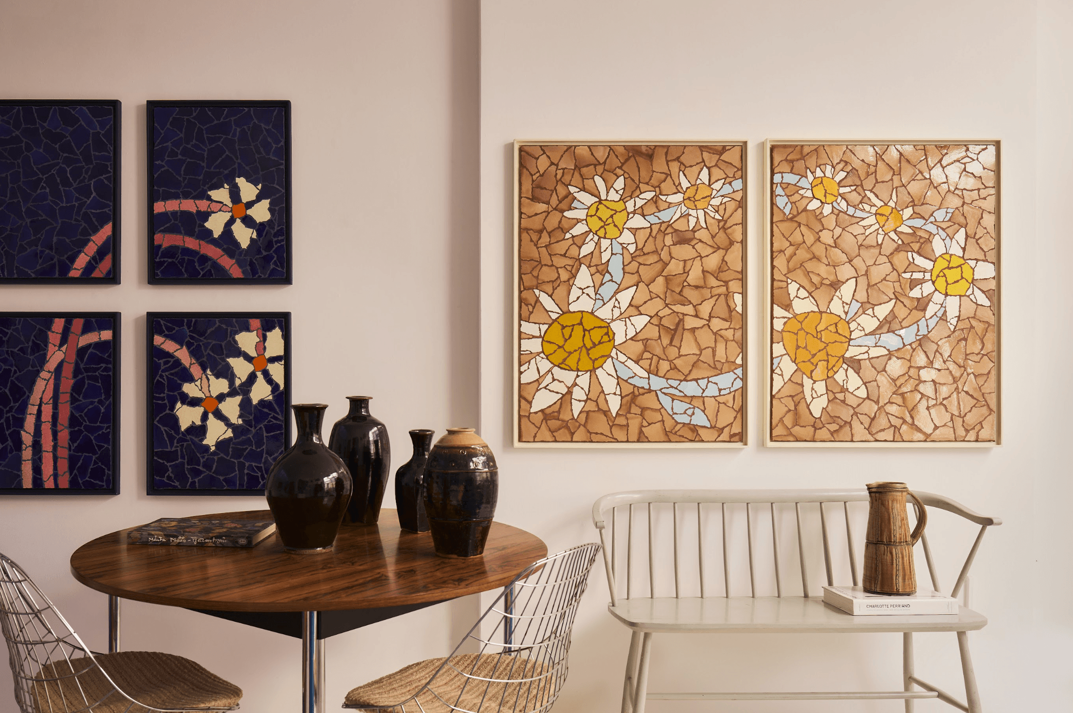 Daisy Chain Diptych