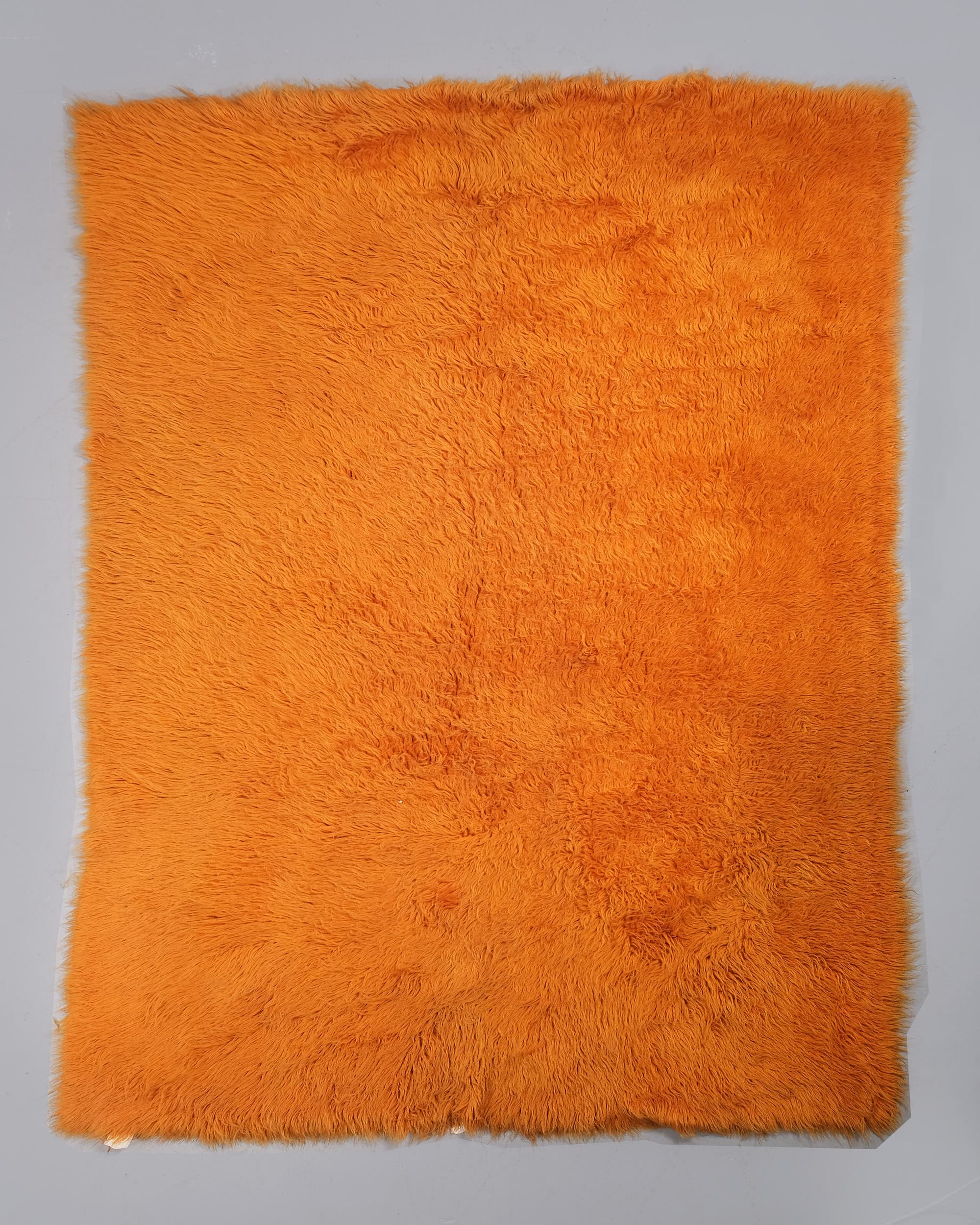 Orange Hand Tufted Rug