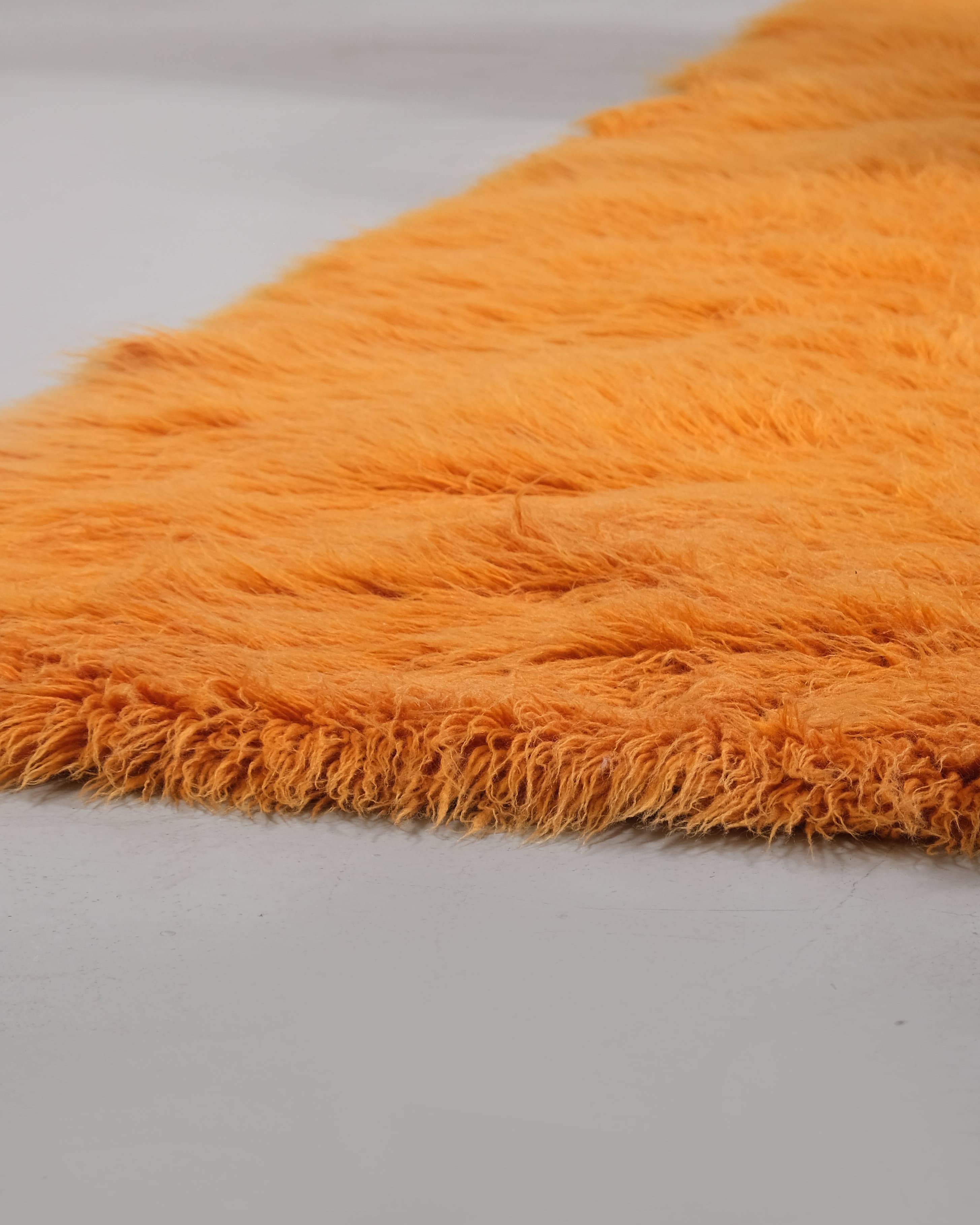 Orange Hand Tufted Rug