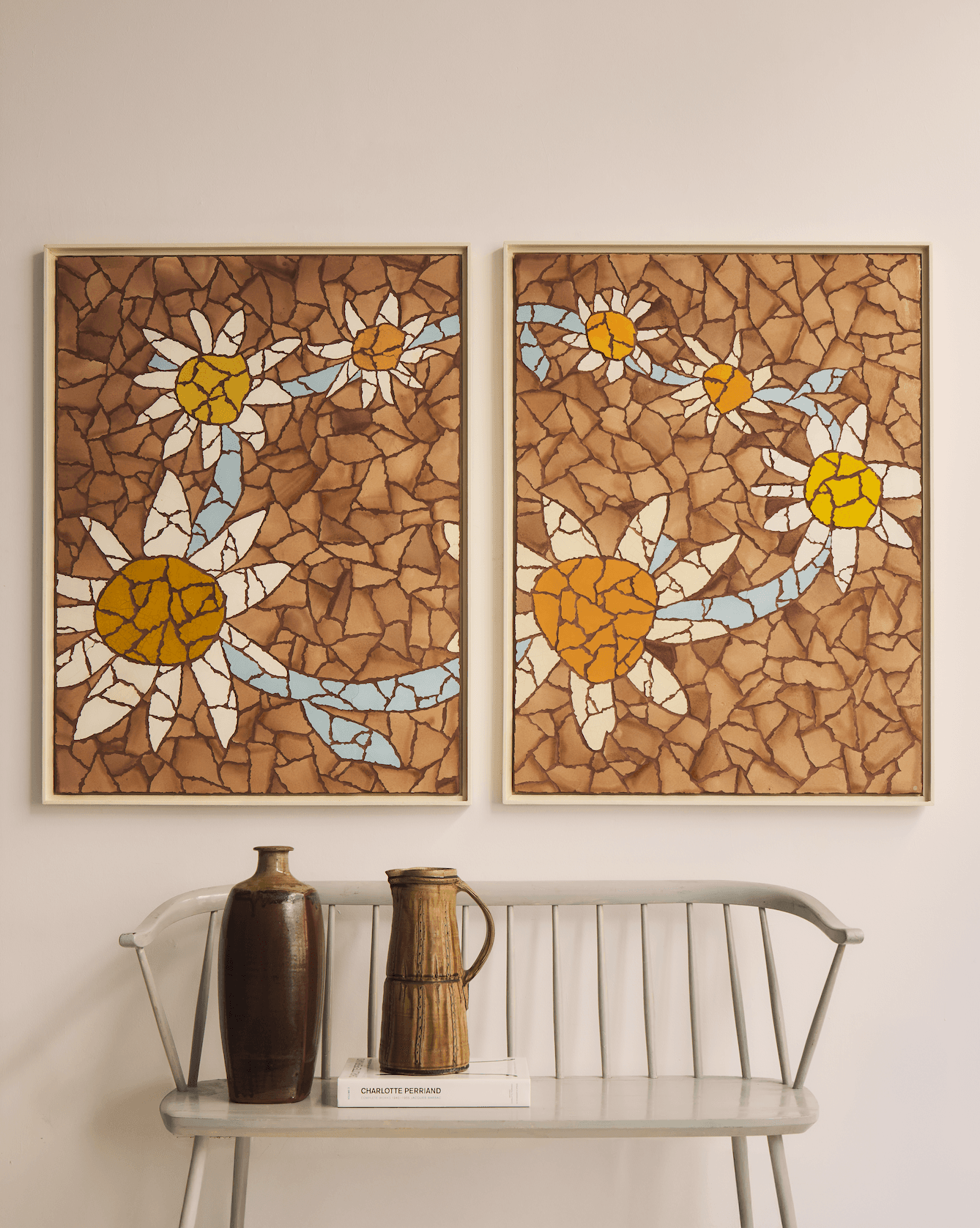Daisy Chain Diptych