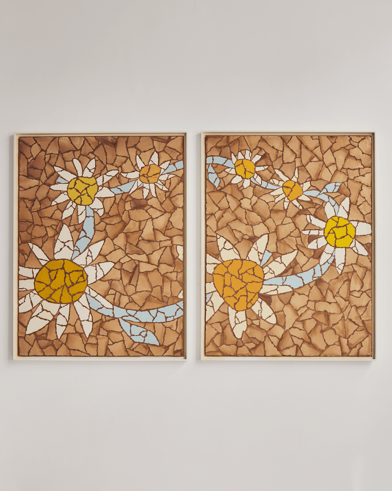 Daisy Chain Diptych